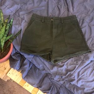 Dark green shorts